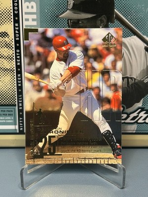 1999 SP Authentic Home Run Chronicles #HR60 Mark McGwire