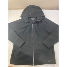 Calvin Klein Performance Black Fleece Zip Up Hoodie Jacket Women's Plus Size 1X