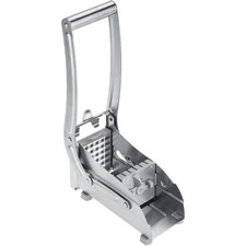 Image of Potato Dicer Chopper Stainless Steel Vegetable Slicer French Fry Cutter 2 Blades