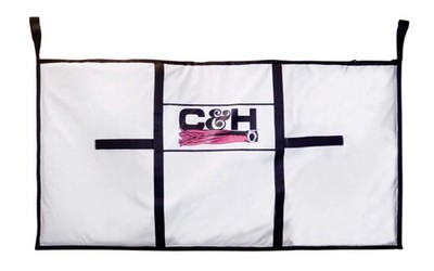 C&H Lures - Tournament Fish Bag, Large 36 in x 74 in / 91.4 cm x 187.9 cm, White
