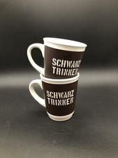 2 Mc Donalds Mc Caf&eacute; Schwarztrinker Tasse Sammlertasse Kaffeetasse