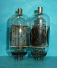 2 GE 6JE6C / 6LQ6 Tube Dual Side Halo Getter TESTED