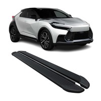 Trittbretter Seitenschweller FüR Nissan Qashqai J12 2021-2026 Schwarz Alu 2Tlg