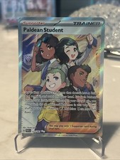 Pokémon TCG Paldean Student 231/091 Paldean Fates Ultra Rare NM Condition