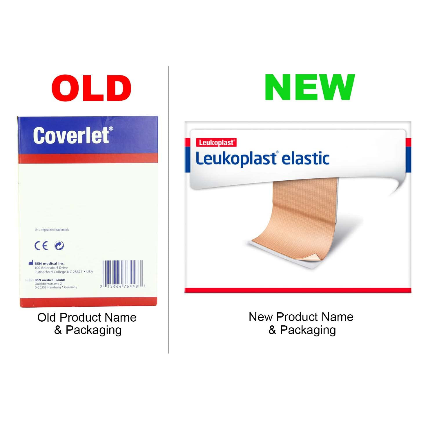 Leukoplast Elastic Adhesive Bandages Flexible Wound Dressing 6 x 4 x 2 Size