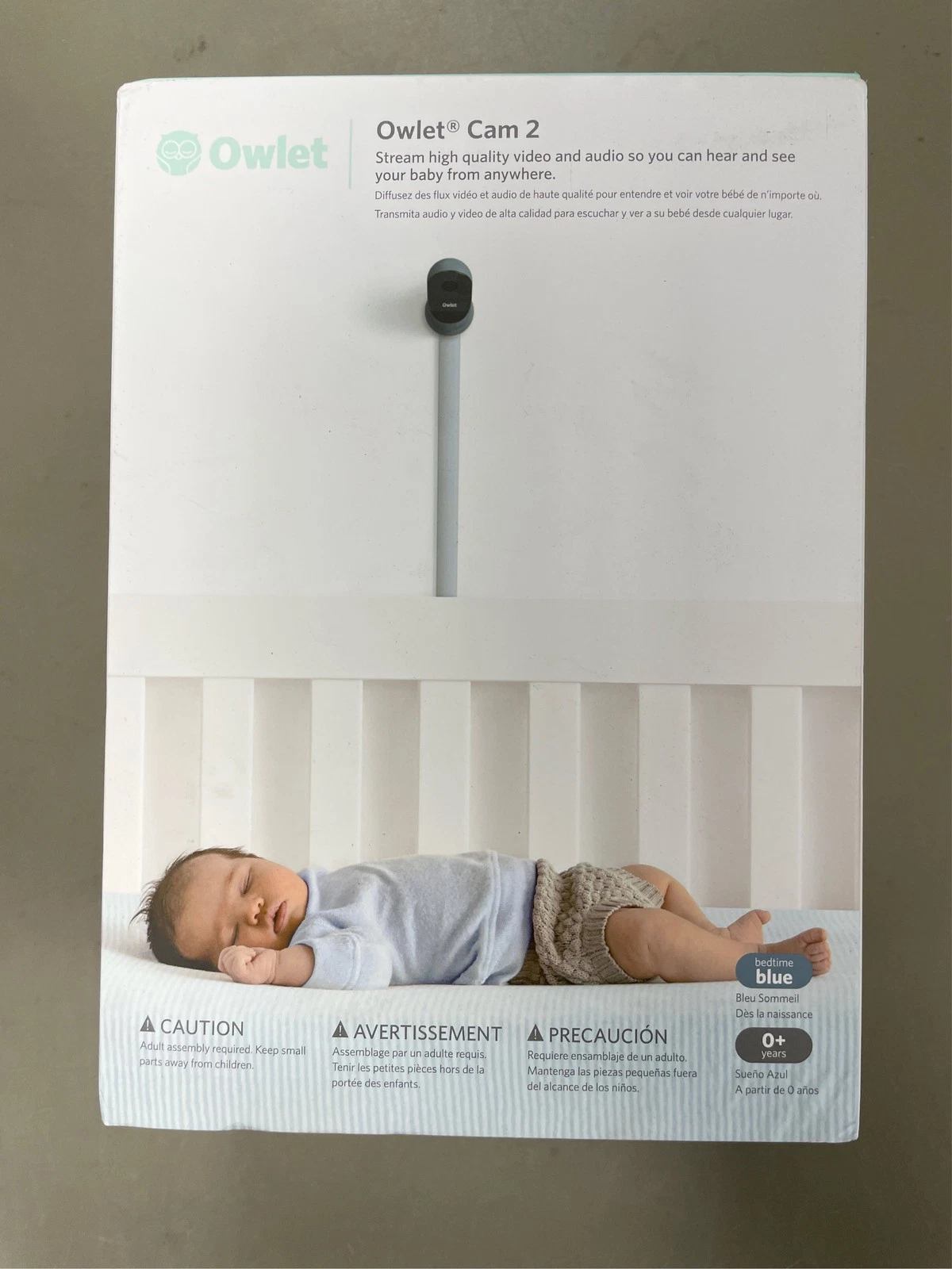 Owlet - Cam 2, HD Video Baby Monitor - Bedtime Blue