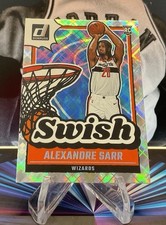 2024-25 Panini Donruss Alexandre Sarr Swish #8 Diamond Rookie RC Wizards
