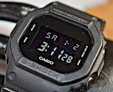 Casio DW5600BBN-1 3229 G-Shock Military BlackMen's Digital Watch NEW BATTERY