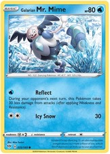 1x (NM) Galarian Mr. Mime - 035/189 - Common SWSH Darkness Ablaze Pokemon