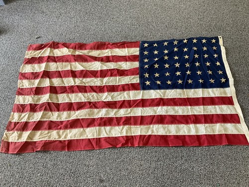 48 star 3x5 cloth flag show legit wear bo1 - Picture 6 of 9