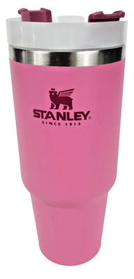 #ad Stanley Quencher Tumbler 30 oz Pink Flip Straw All Day Hydration Travel Mug $9.99