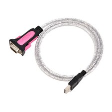 Durable 1.8M USB 2.0 to DB9 RS232 Serial Converter 9 Pin Computer Adapter Cable