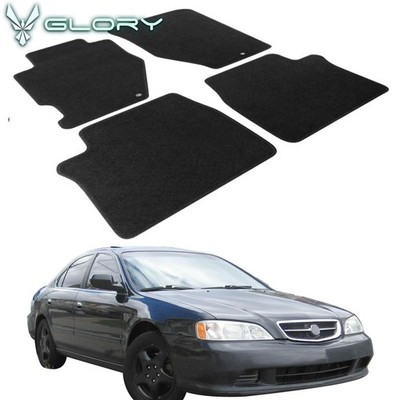 Fits 99-03 Acura TL 4Dr OE Car Floor Mat Front Rear Nylon Black Carpet Liner 4PC