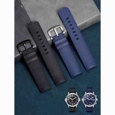 Cinturino orologio 22 mm FKM gomma vulcanizzata adatto a IWC Aquatimer IW328802 IW376806