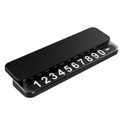 Universal versteckte Telefonnummer Karte Auto temporäres Parkschild Metall3243