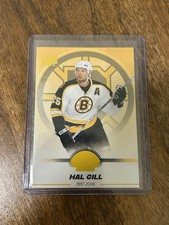 2023-24 UD Boston Bruins Centennial #58 Hal Gill YELLOW Boston Bruins