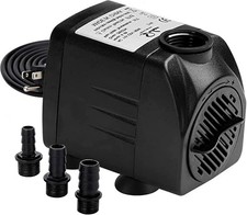 Submersible Water Pump for Fish Tank, Hydroponics,
