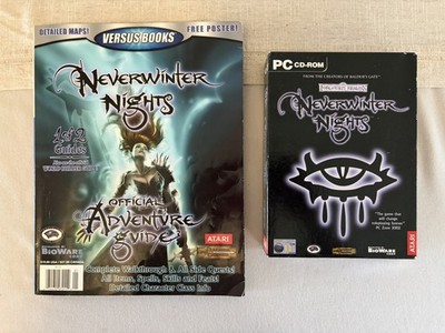 Neverwinter Nights Strategy Guide by Bioware with Big Box PC Game *Complete*