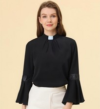 Women Clergy Shirt Pastor Shirt Priest Shirt Pastor Shirt Clerical Women Shirts