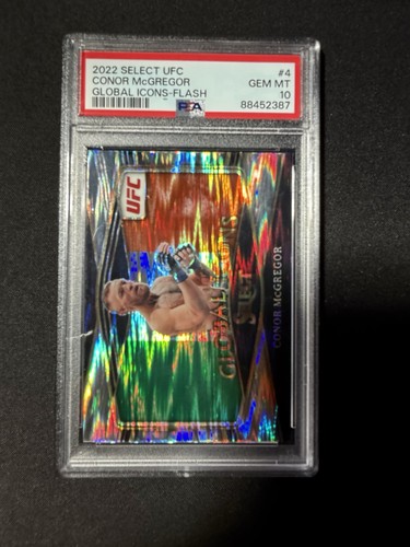 2022 Select UFC Connor Mcgregor Global Icons- Flash PSA 10 #4