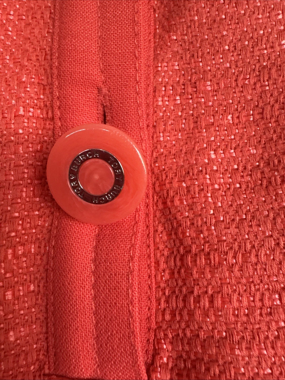 Abito tubino donna Tory Burch arancione brillante taglia 6