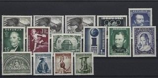 Österreich Jahrgang 1952 postfrisch komplett