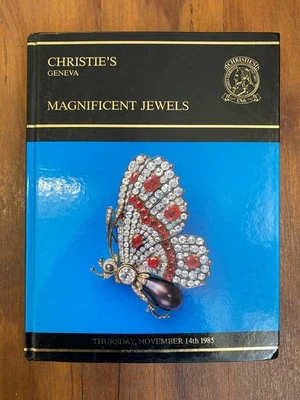 Christies Geneva Magnificent Jewels Catalogue 1985 Diamonds Vermillion Art Deco - Image 1 of 4