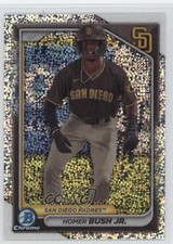 2024 Bowman Chrome Prospects Speckle Refractor /299 Homer Bush Jr #BCP-87 1i3r