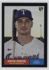 2024 Topps Archives 1961 Topps Black Foilboard Justin Foscue #31 2g8