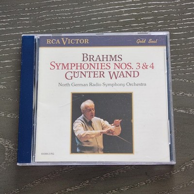 Gunter Wand - Brahms Symphonies Nos. 3 & 4 (CD, 1990)