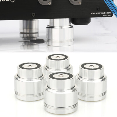 4pcs Amplifier Aluminum Stand Turntable Pads HIFI Audio Speaker Isolation Feet