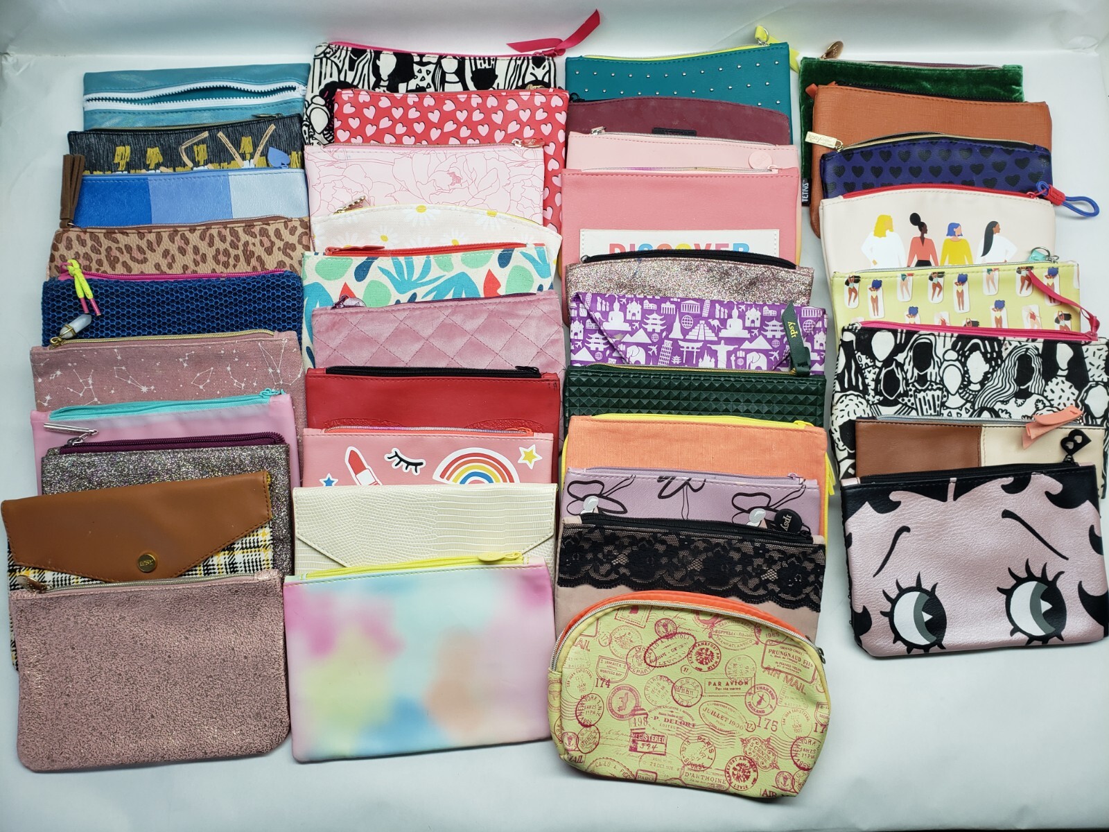 Lot of 49 IPSY Empty Bag Cosmetic Makeup Travel Zipper Pouch eBay