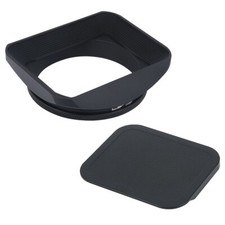 62mm Standard Square Screw in Metal Black Lens Hood for Canon Nikon Sony Zeiss