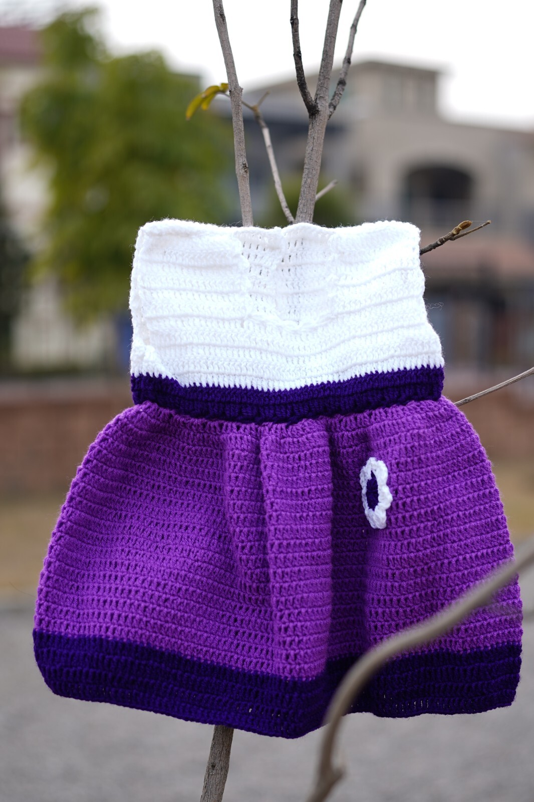 Baby Crochet Dress Girl Boy Adorable Handmade Soft Comfortable Perfect for Newbo