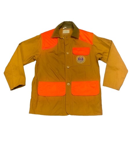 Vintage 70s SafTBak Large ? Men Hunting Jacket Canvas Workwear