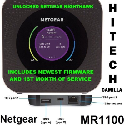 NETGEAR  HOTSPOT with 30 DAYS UNLIMITED    ATT NETWORK   FAST INTERNET ANYWHERE!