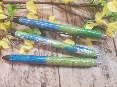 Custom Glitter epoxy pens inkjoy