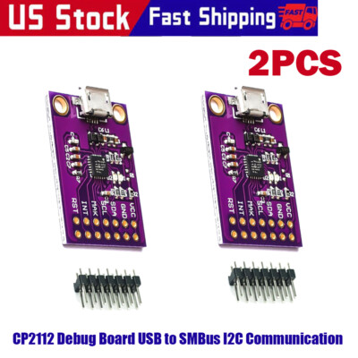 2PC CP2112 Debug Board USB to SMBus I2C Communication Module 2.0 MicroUSB