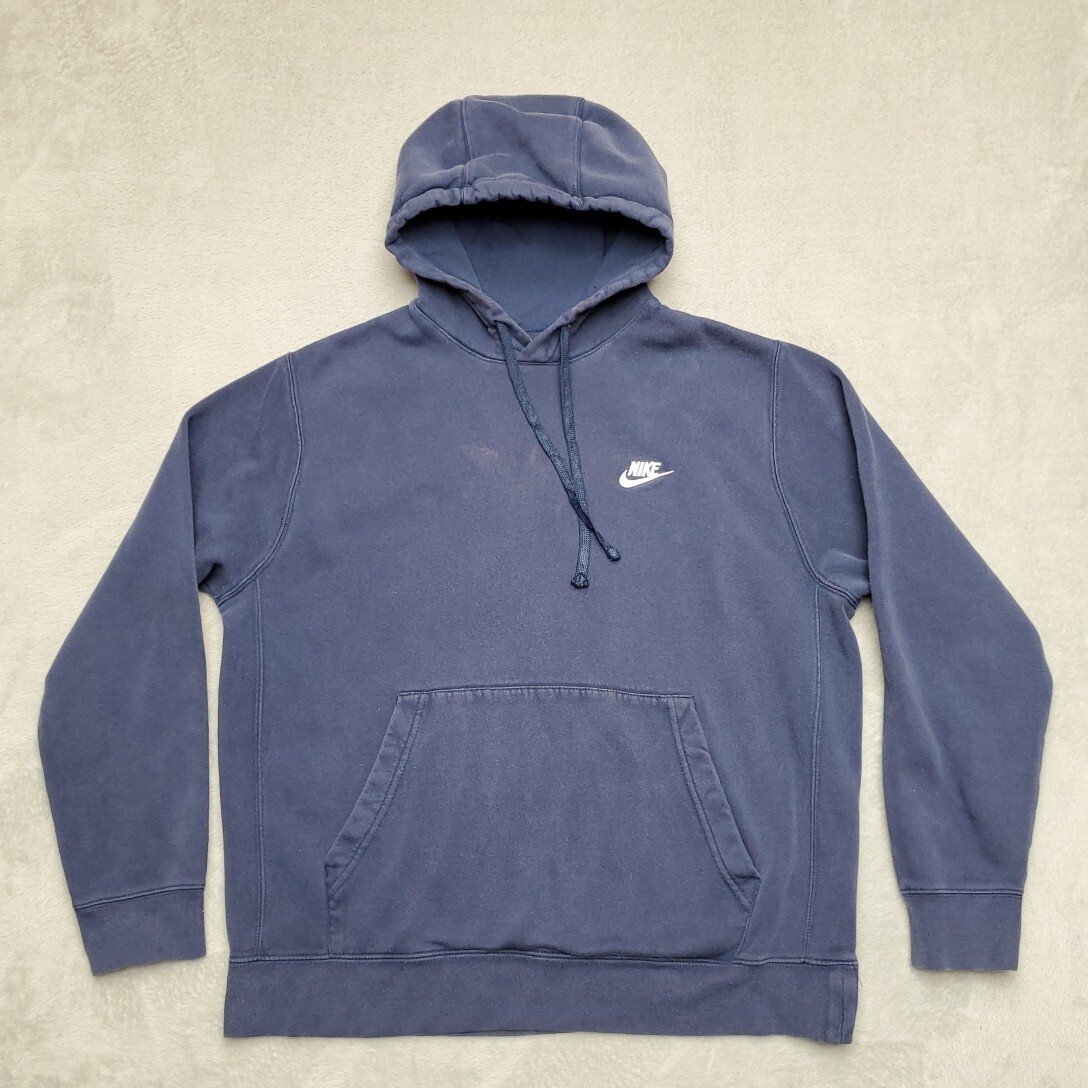 nike retro logo fleece hoodie