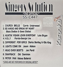 SS-C447    COUNTRY  SINGER'S SOLUTION  KARAOKE CDG