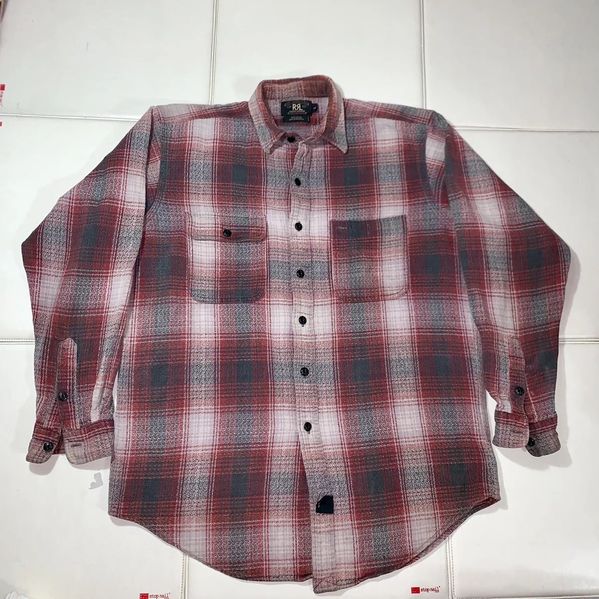 Rrl flannel top