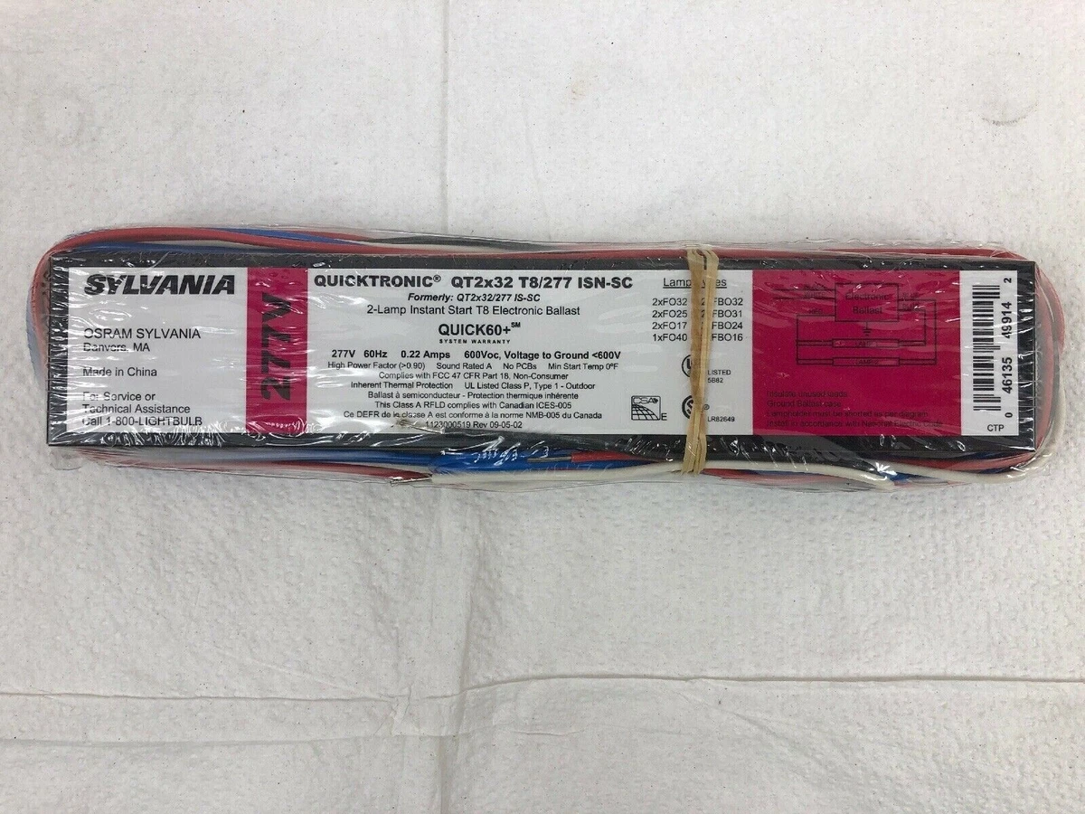 2 bulb online t8 ballast