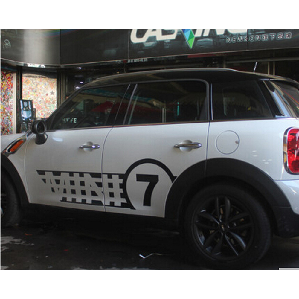 For Mini Cooper R60 7 MINI Rocker Panels Stripes Body Decor Decals ...
