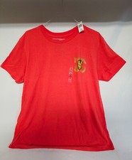 NEW Marvel Shirt Adult XL Red Gold Iron Man MK 80 Invincible Disney Park Mens