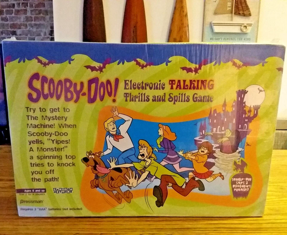 Scooby Doo Electronic Talking Thrills and Spills Board Game Pressman Sealed 2002 - Image 3 of 4