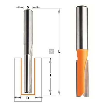 CMT 1/2'' x 2'' TCT Router Cutter S = 1/2''