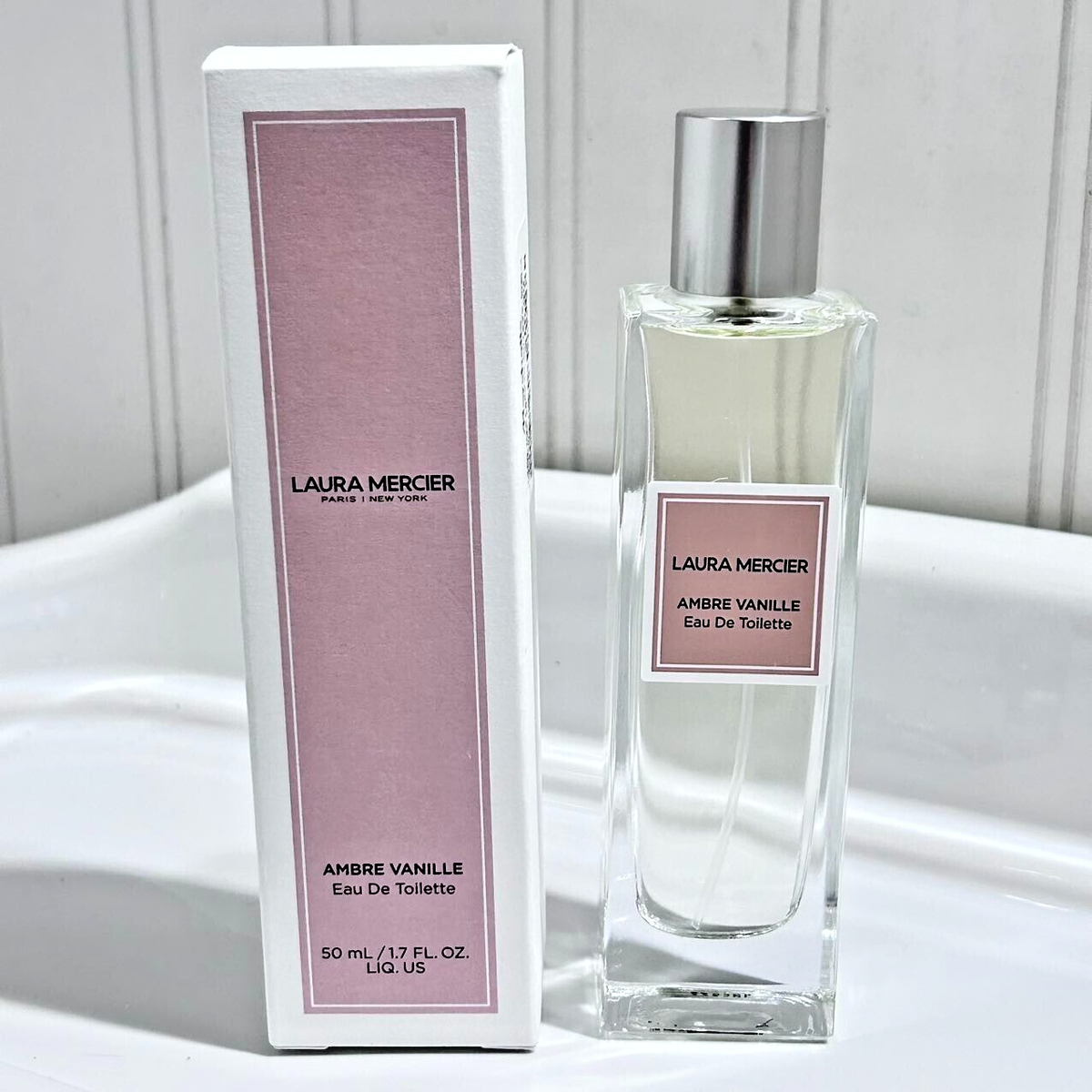 LAURA MERCIER AMBER VANILLA 50ml 箱付き New Laura Mercier AMBRE VANILLE Eau de Toilette Spray Full