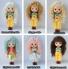 D28002L New Material Combed BJD Mohair Wig For 8-9inch 10-11inch SD Blythe Hair