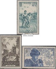 France 733,734,735 neuf avec gomme originale 1945 KinderlUnndverschickung, OrUnd