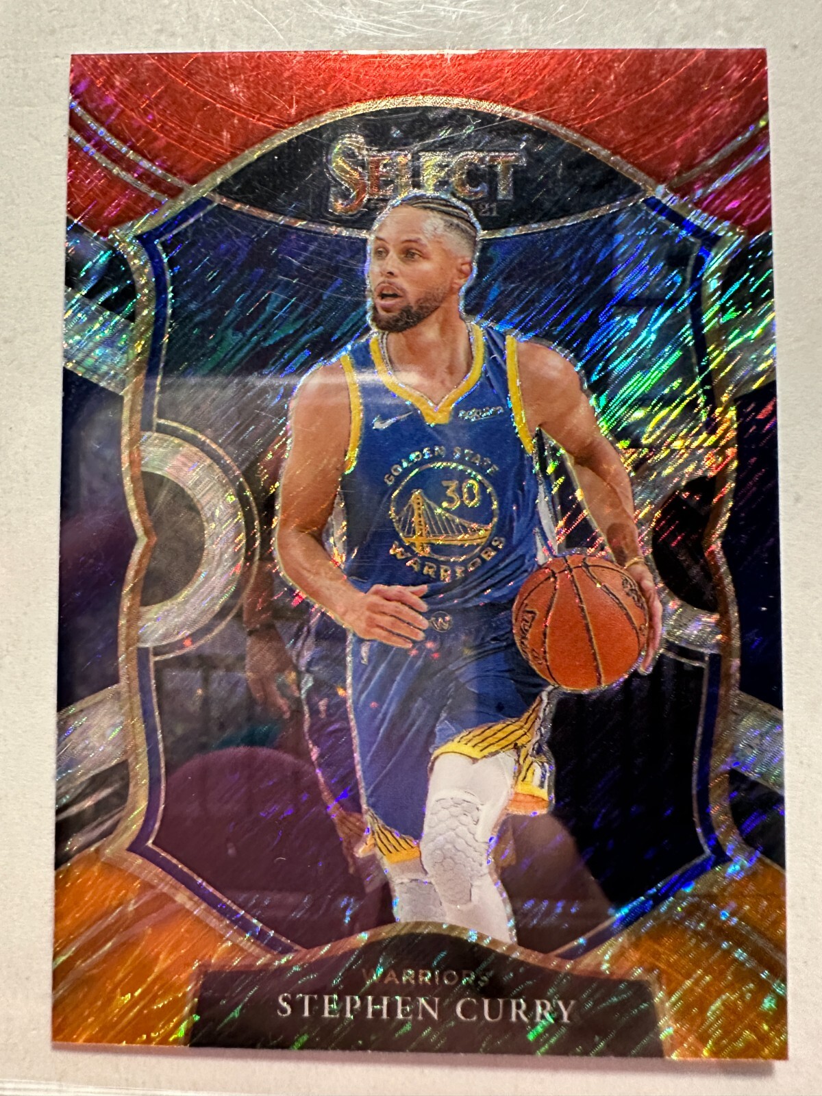 K55,184 - 2020-21 Select Prizms Tri-Color #57 Stephen Curry
